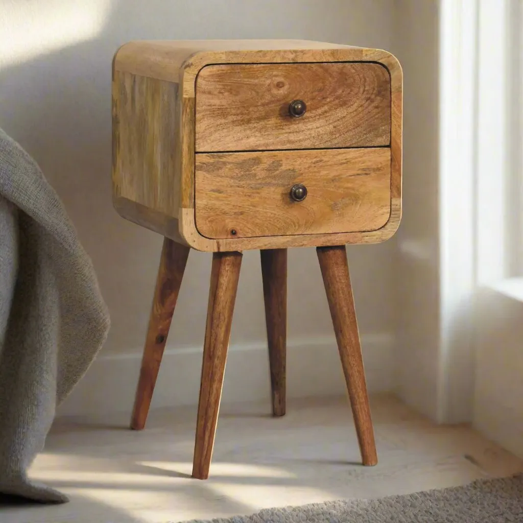 Modal Narrow Bedside Table