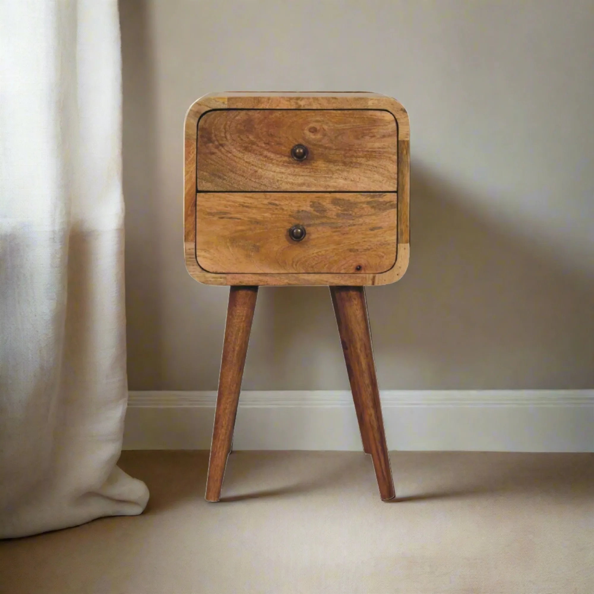 Modal Narrow Bedside Table