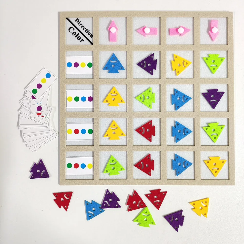 Montessori Felt Finger Numbers Math Toy