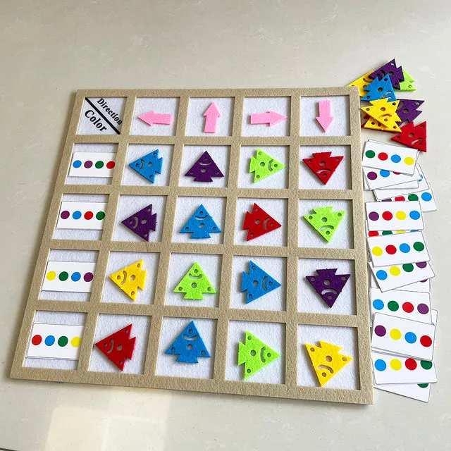 Montessori Felt Finger Numbers Math Toy