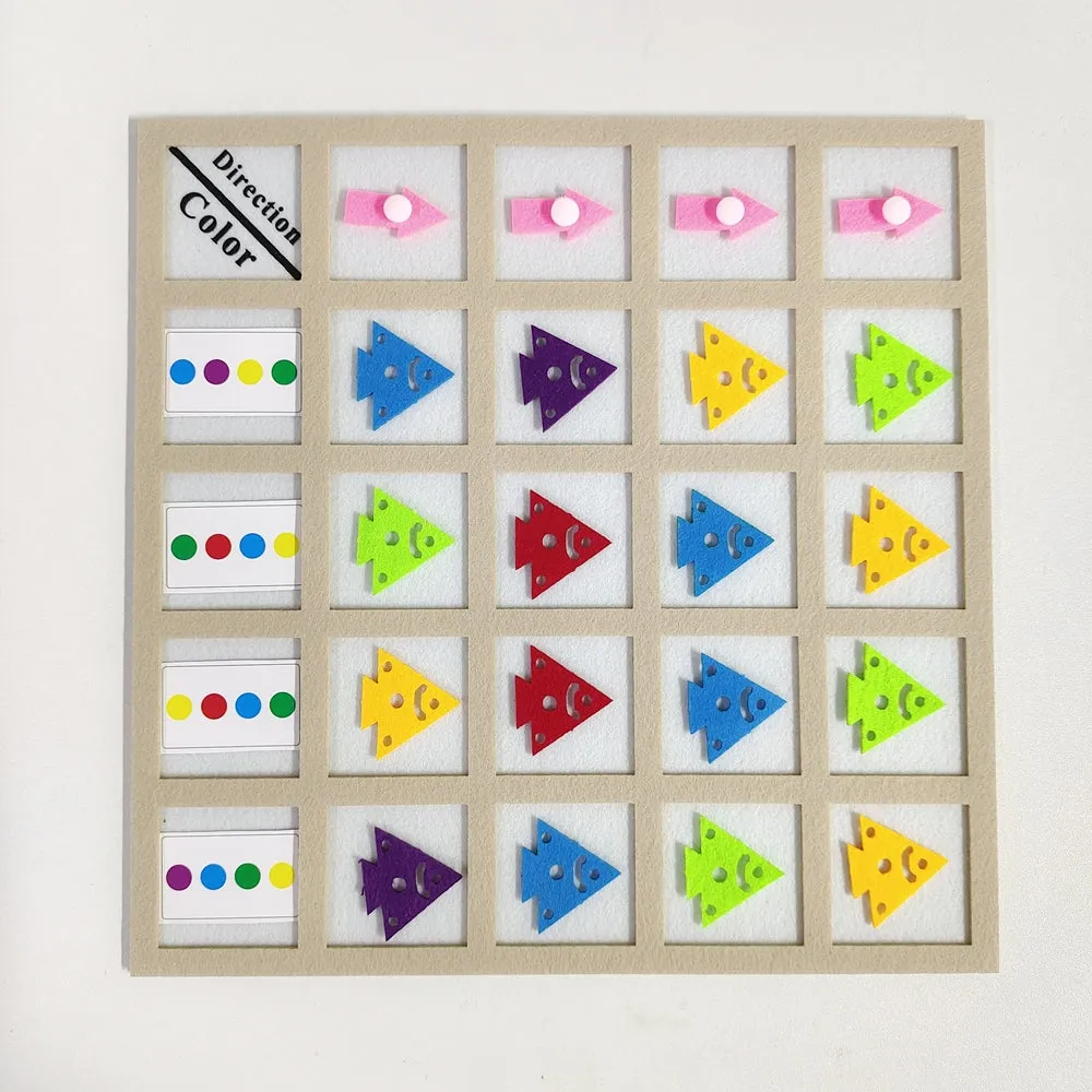 Montessori Felt Finger Numbers Math Toy
