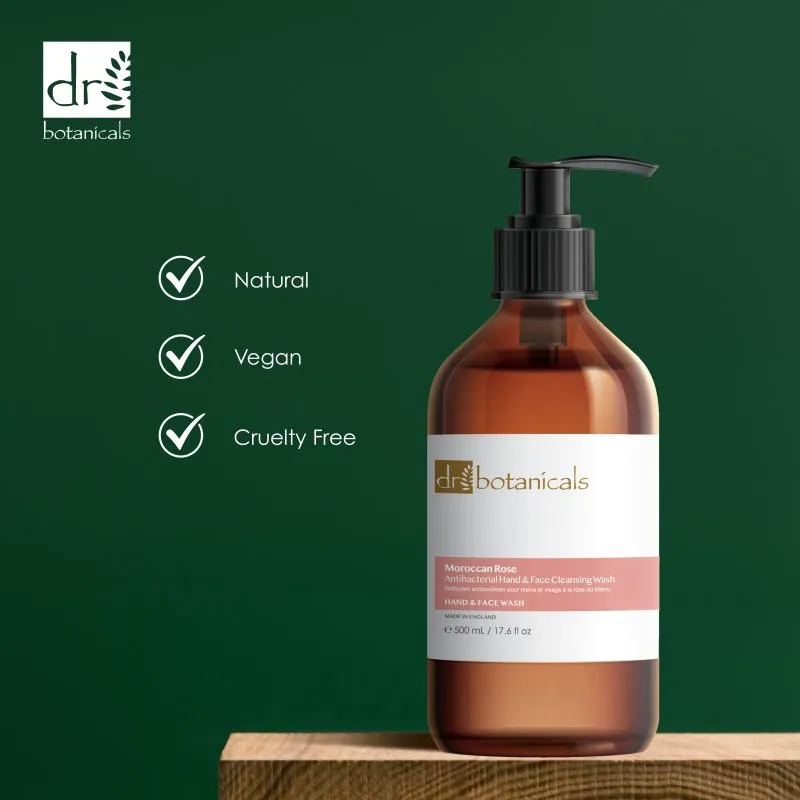 Moroccan Rose Antibacterial Hand & Face Cleansing Wash 500ml