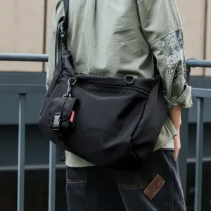 MOYYI Men Messenger Bags Casual Waterproof Crossbody Bag Hold 14 inch Laptop Shoulder Bag Unisex Travel Gym Bag