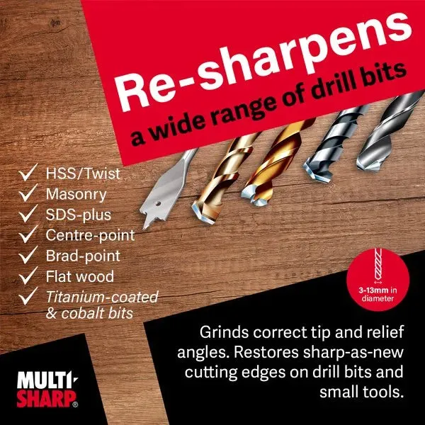 MS2001 Multi-Sharp Drill Bits and Tool Sharpener