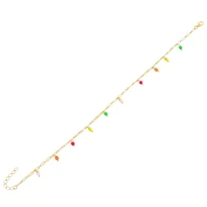 Multi Neon Link Bracelet