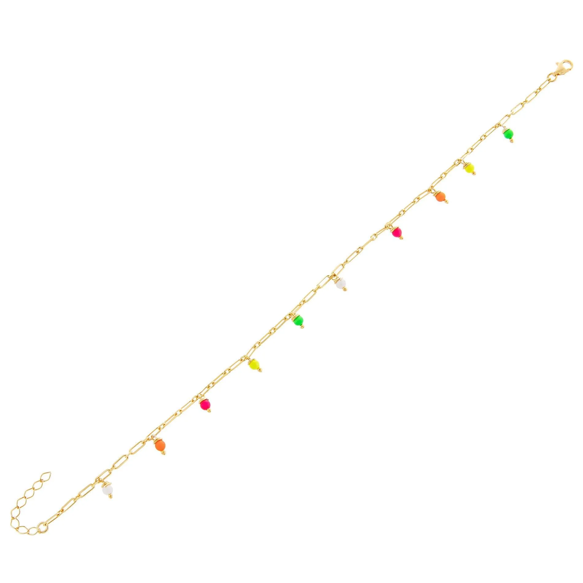 Multi Neon Link Bracelet