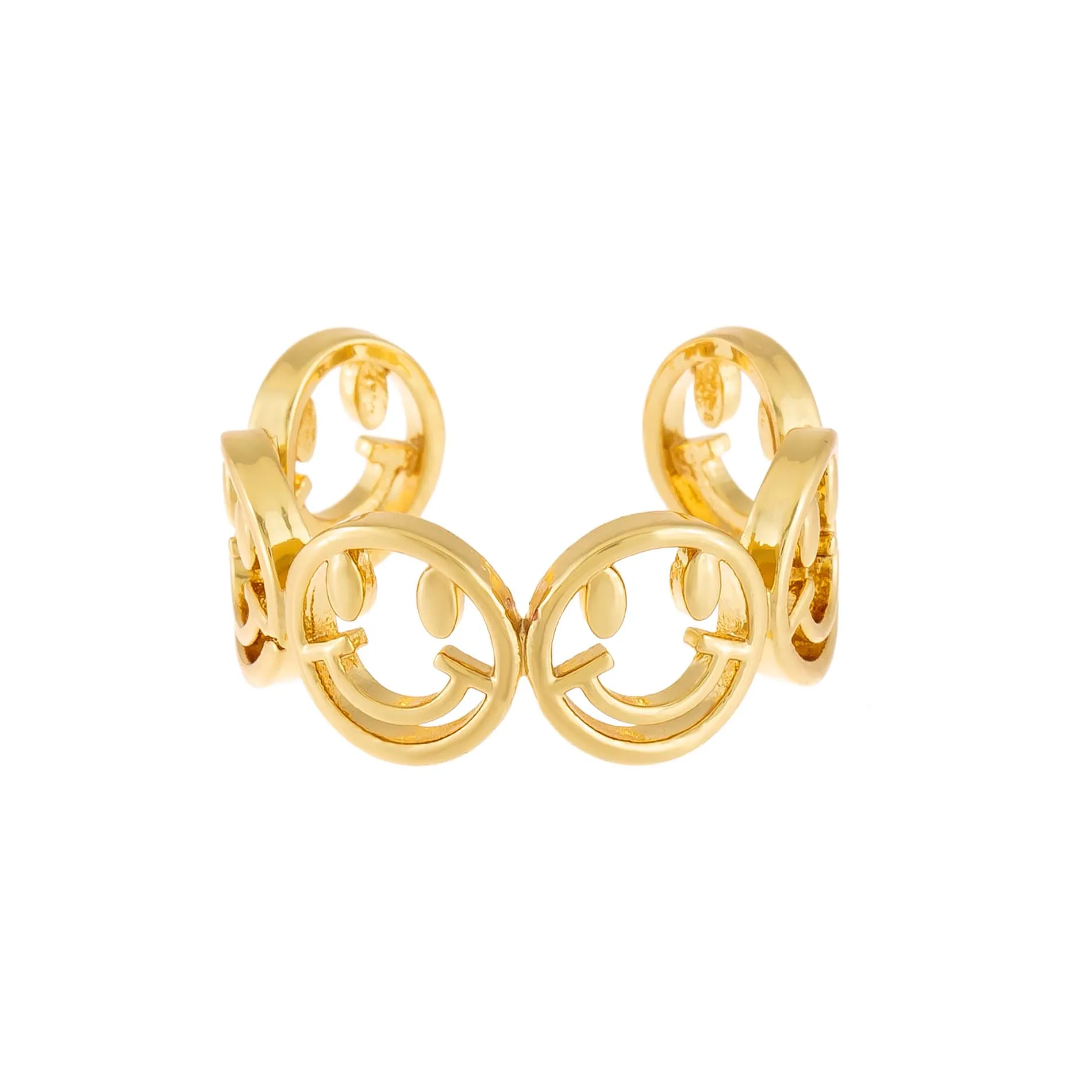 Multi Smiley Face Ring