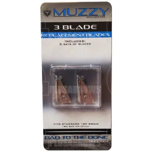 Muzzy Replacement Blades (18 Pack)
