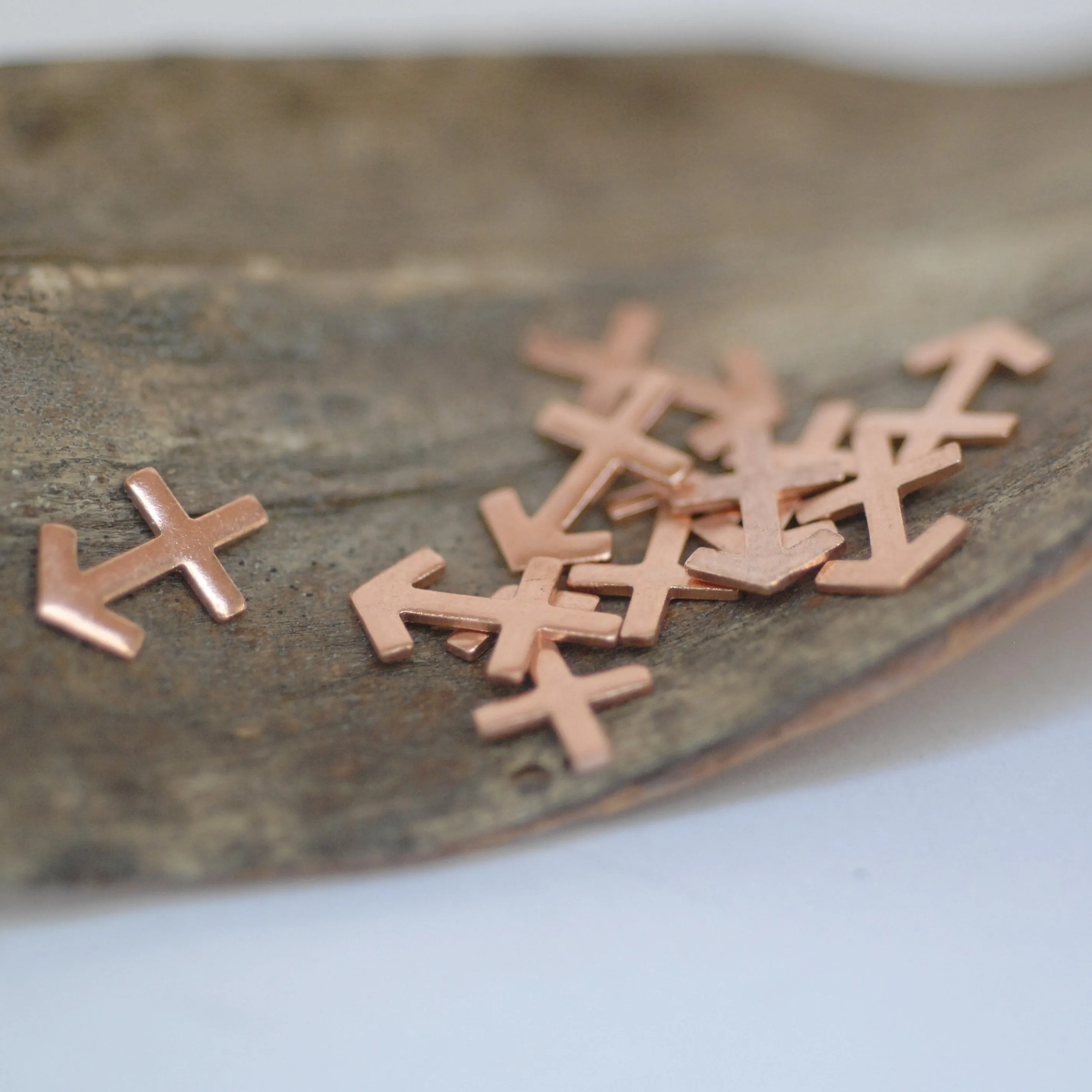 My MOST tiny Sagittarius zodiac sign shapes 24g Mini miniature metal blanks for making jewelry copper, brass, bronze, sterling silver 925