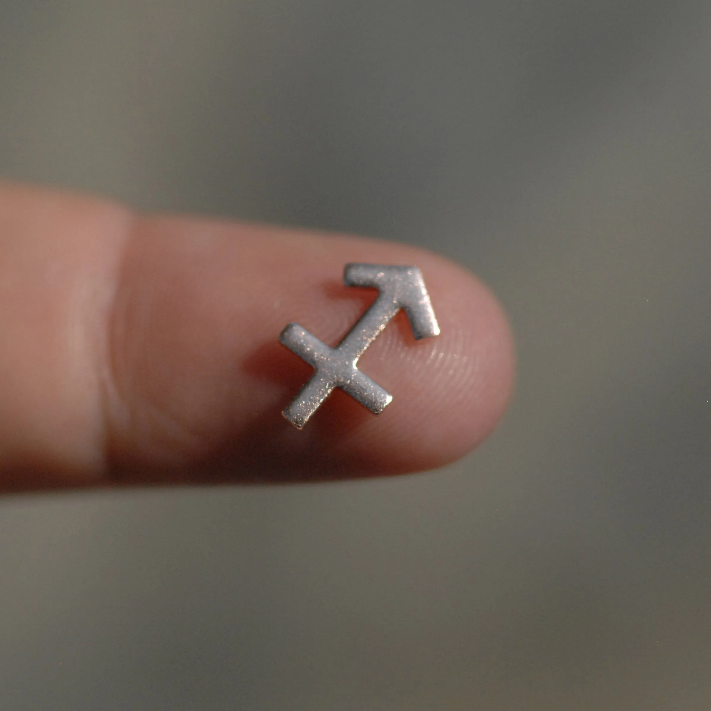 My MOST tiny Sagittarius zodiac sign shapes 24g Mini miniature metal blanks for making jewelry copper, brass, bronze, sterling silver 925