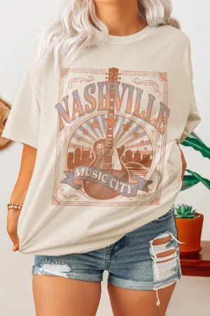 Nashville Tee: Cream