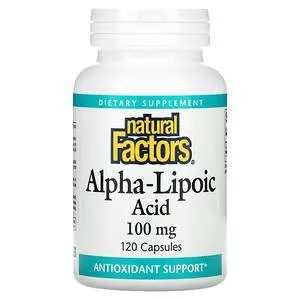 Natural Factors Alpha-Lipoic Acid 100 Mg, 120 Capsules