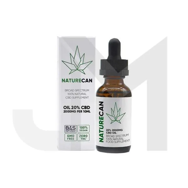 Naturecan 20% 2000mg CBD Broad Spectrum MCT Oil 10ml