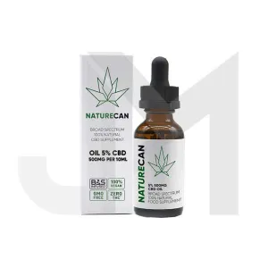 Naturecan 5% 500mg CBD Broad Spectrum MCT Oil 10ml