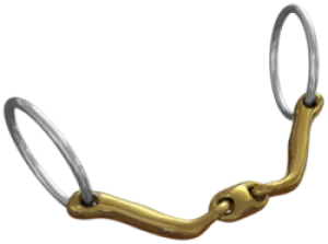 Neue Schule Verbindend Loose Ring Snaffle Bit 70 mm rings