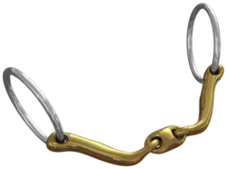 Neue Schule Verbindend Loose Ring Snaffle Bit 70 mm rings