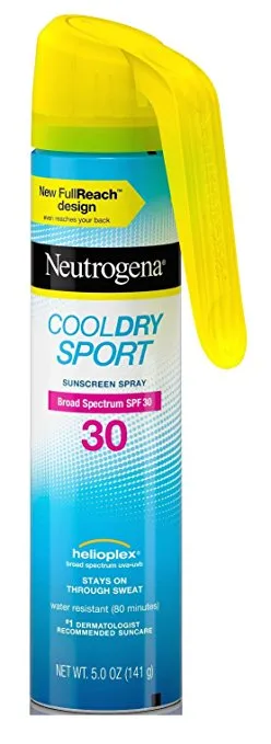Neutrogena Cool Dry Spf#30 Sport Full Reach Spray 5 Ounce (148ml) (2 Pack)