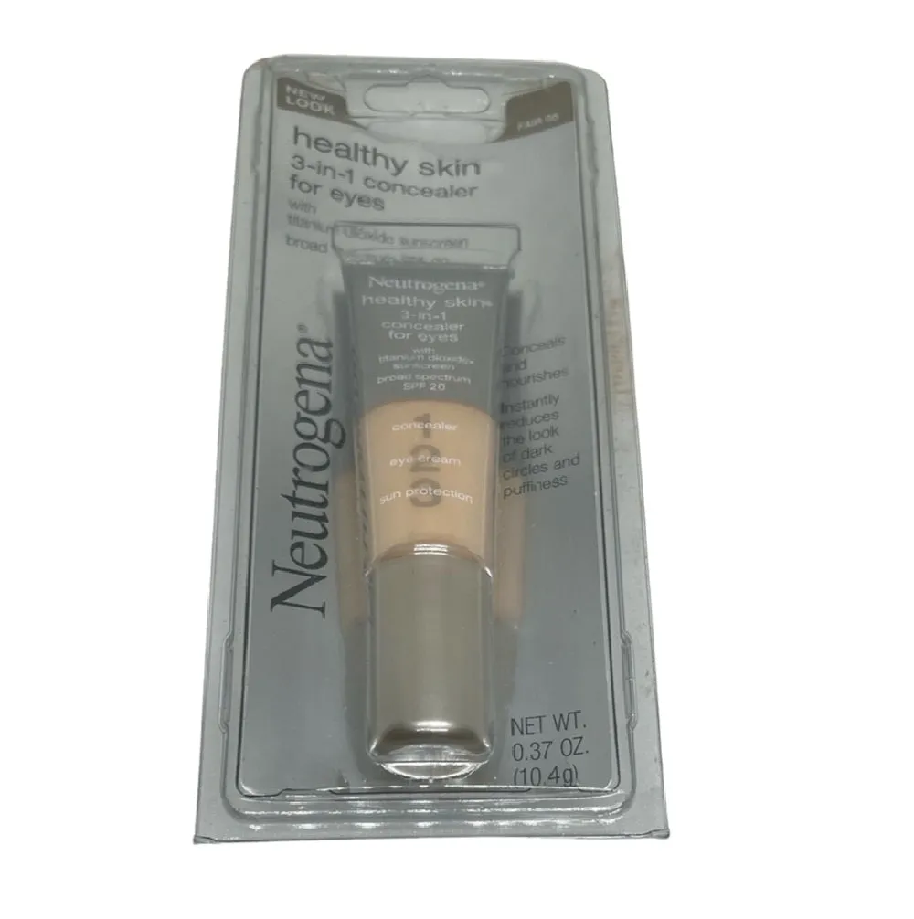 Neutrogena Healthy Skin 3-In-1 Concealer For Eyes Broad Spectrum Spf 20, Fair 05