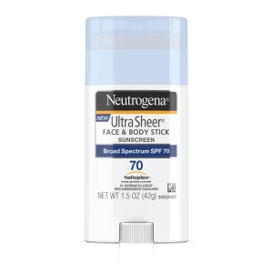 Neutrogena Ultra Sheer Face & Body Stick Sunscreen Broad Spectrum SPF 70
