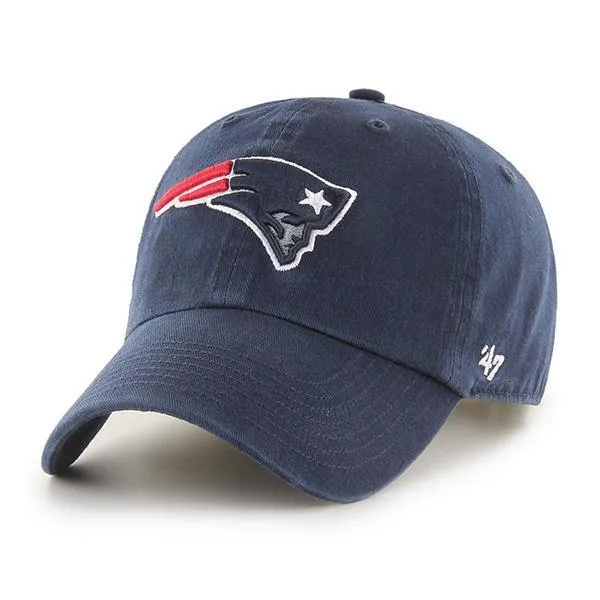 New England Patriots 47 Men's Brand Clean Up Adjustable Hat Navy