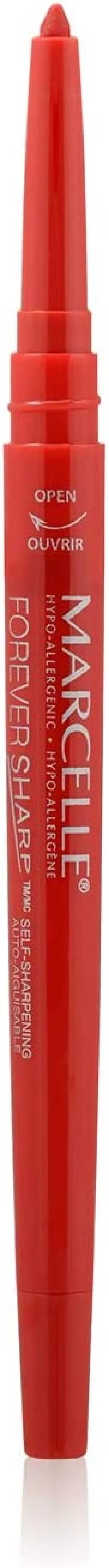 New MARCELLE Forever Sharp Waterproof Lipliner-Red, 0.25 Grams