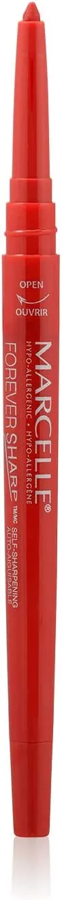 New MARCELLE Forever Sharp Waterproof Lipliner-Red, 0.25 Grams