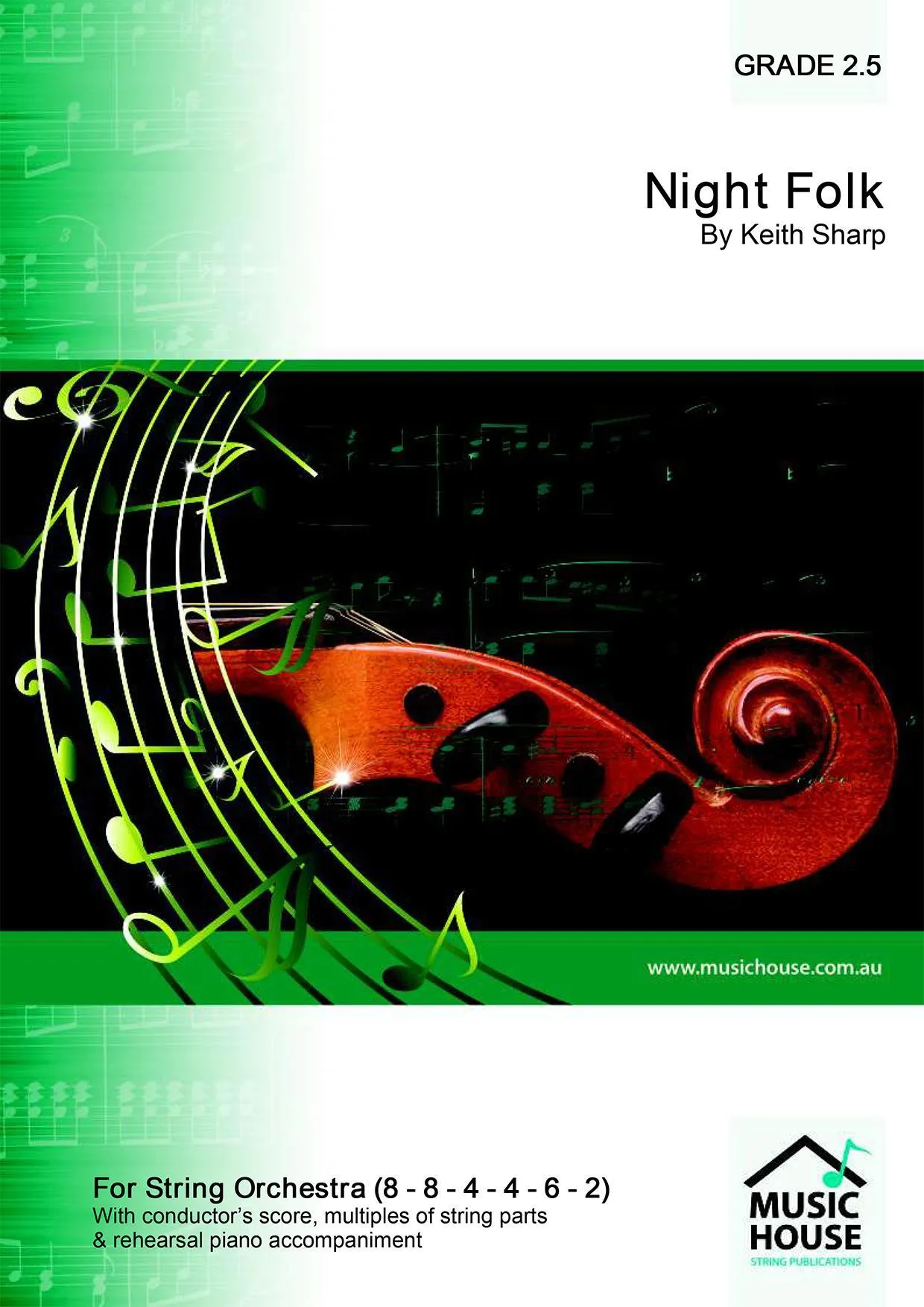 Night Folk (Keith Sharp) for String Orchestra