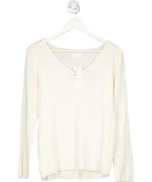 No1 George Street Cream Susie Wool Blend Top One Size