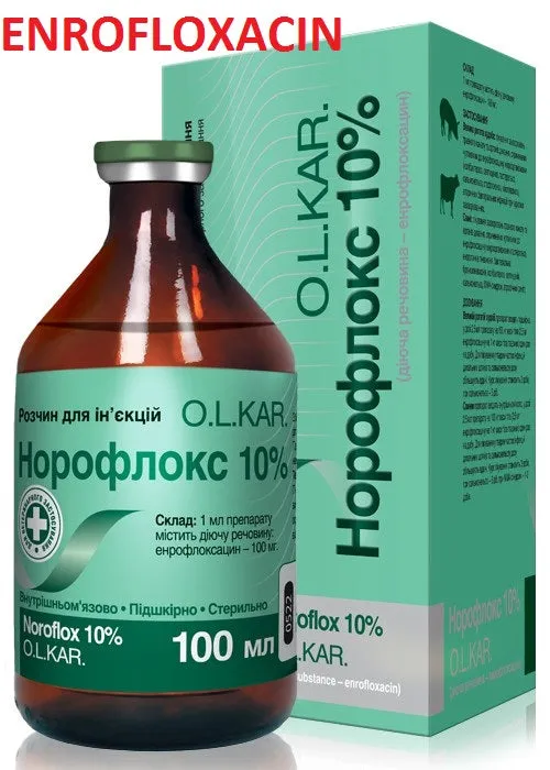 Noroflox 10% Solution for Cattle and Pigs (100ml)