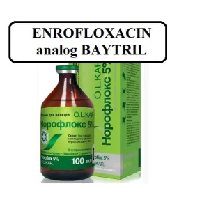 Noroflox 5% Solution for Cattle, Pigs, Sheep, Goats, Dogs (100ml)