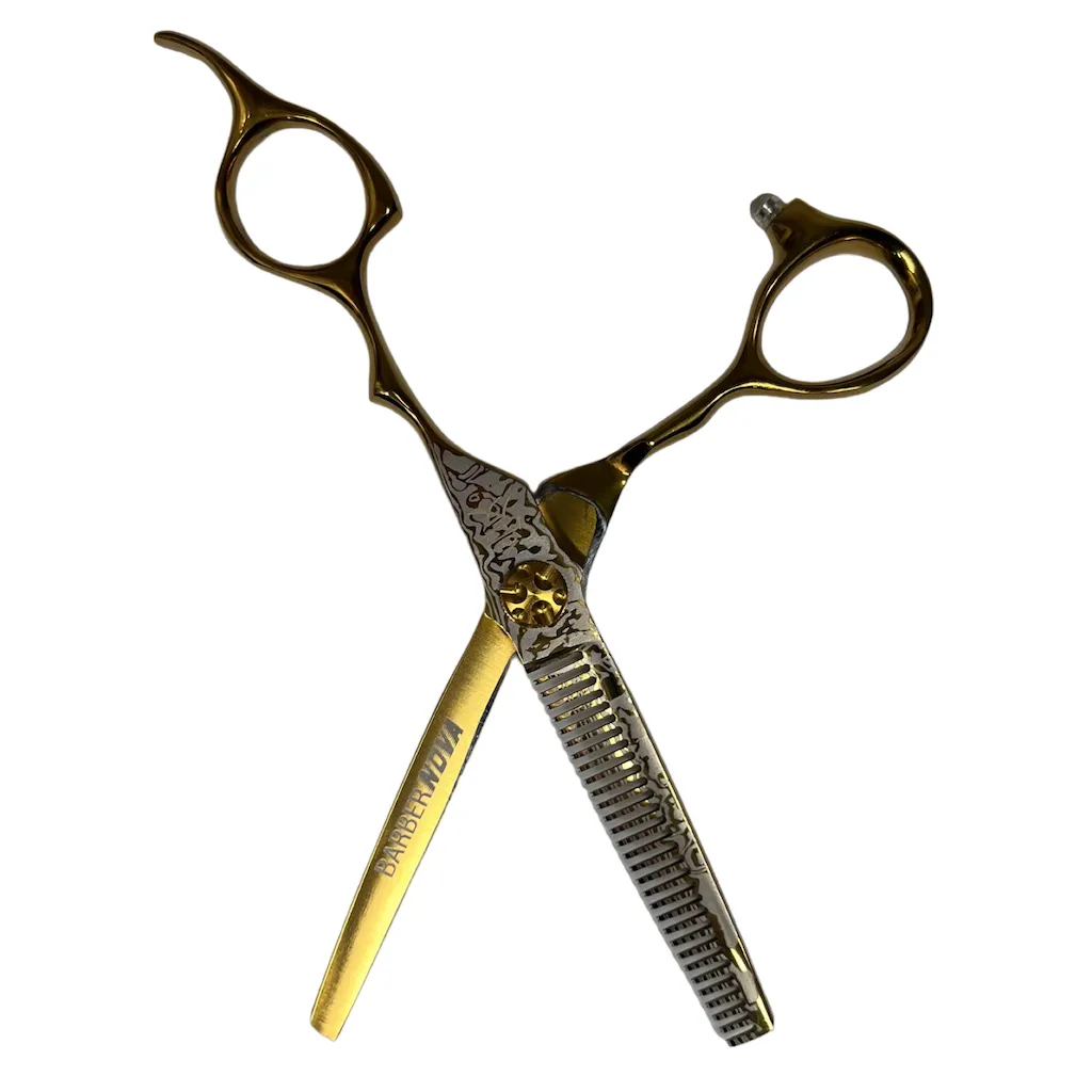 Nova Gold LAVA Japanese  6 Inch Thinning Shear Set (M-LINE)