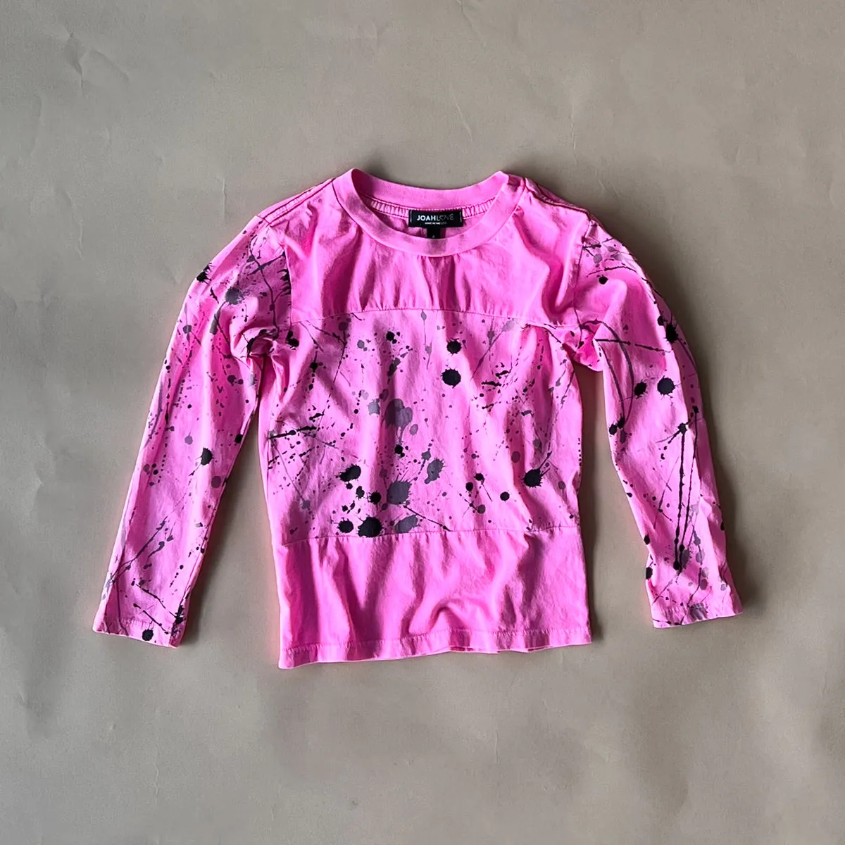 Ollie-Splatter Tee | Pink