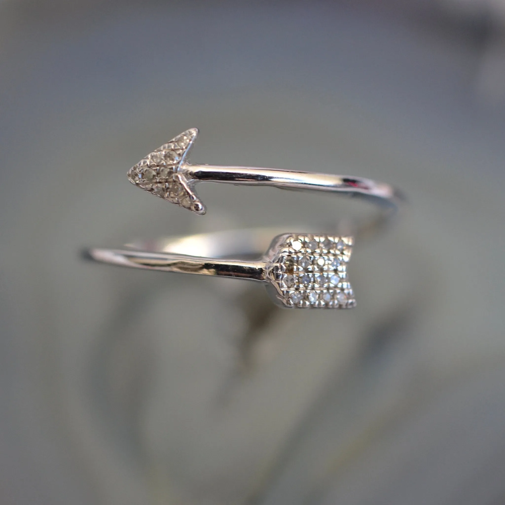 Open Arrow Ring