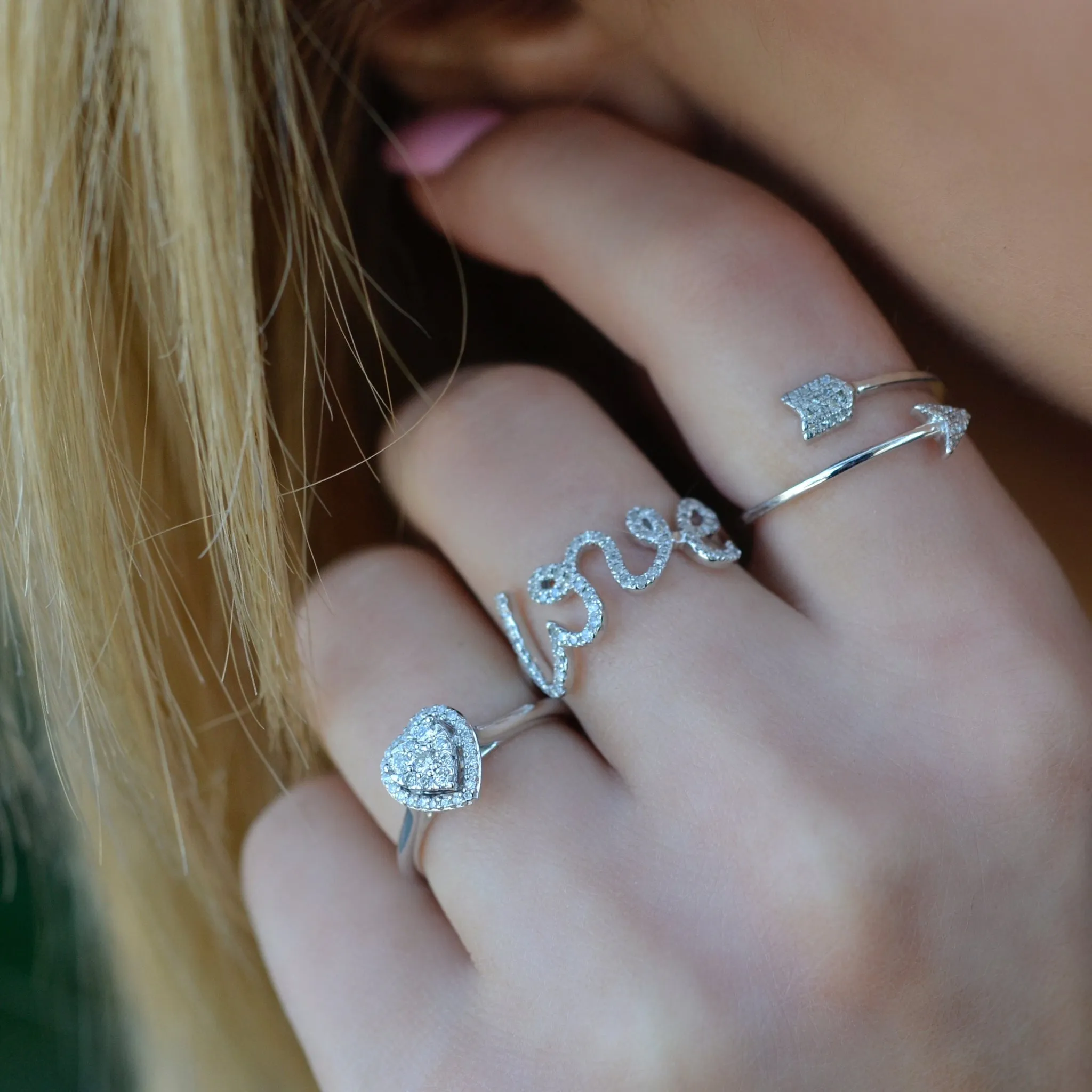 Open Arrow Ring