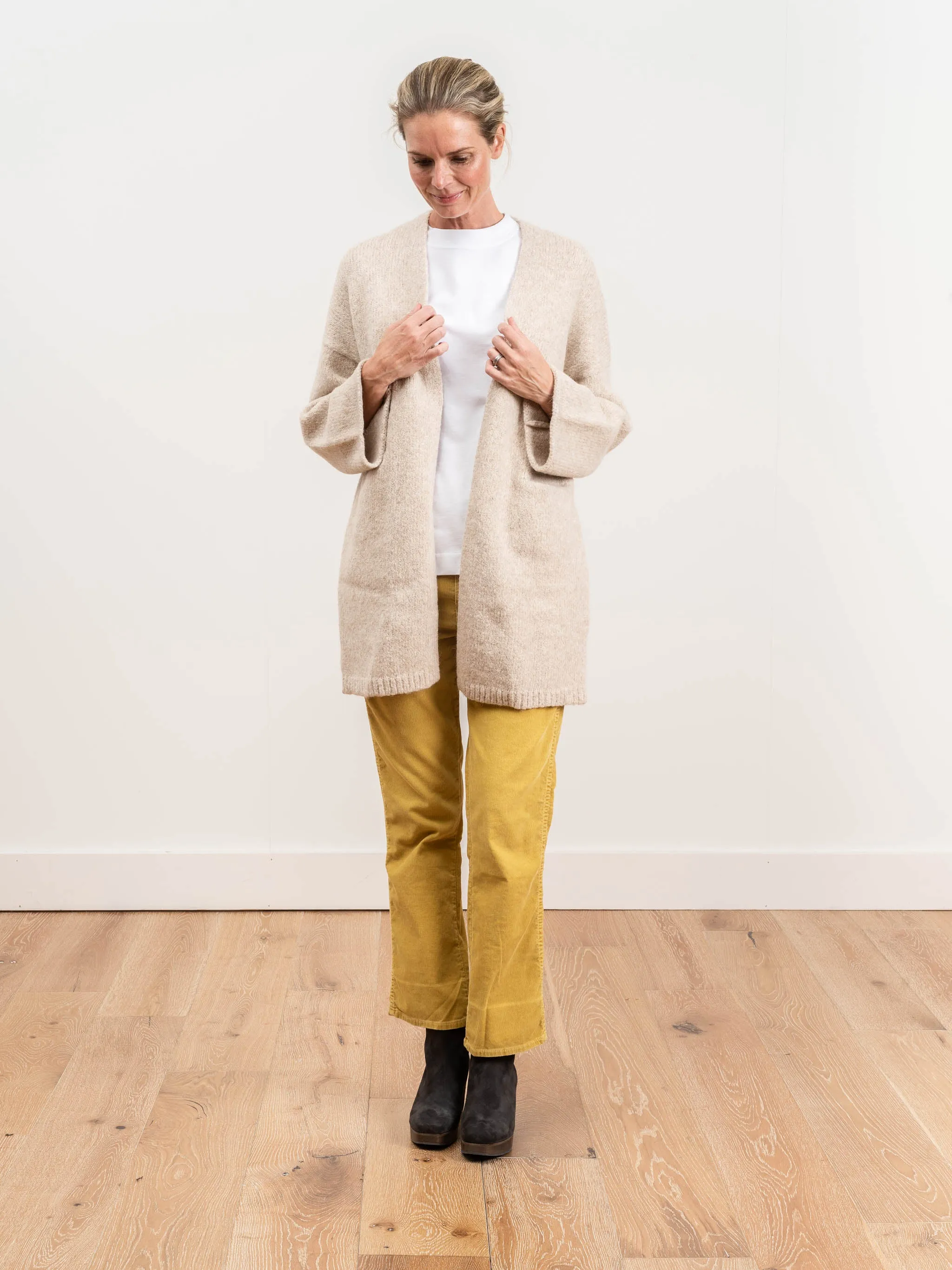 open cardigan