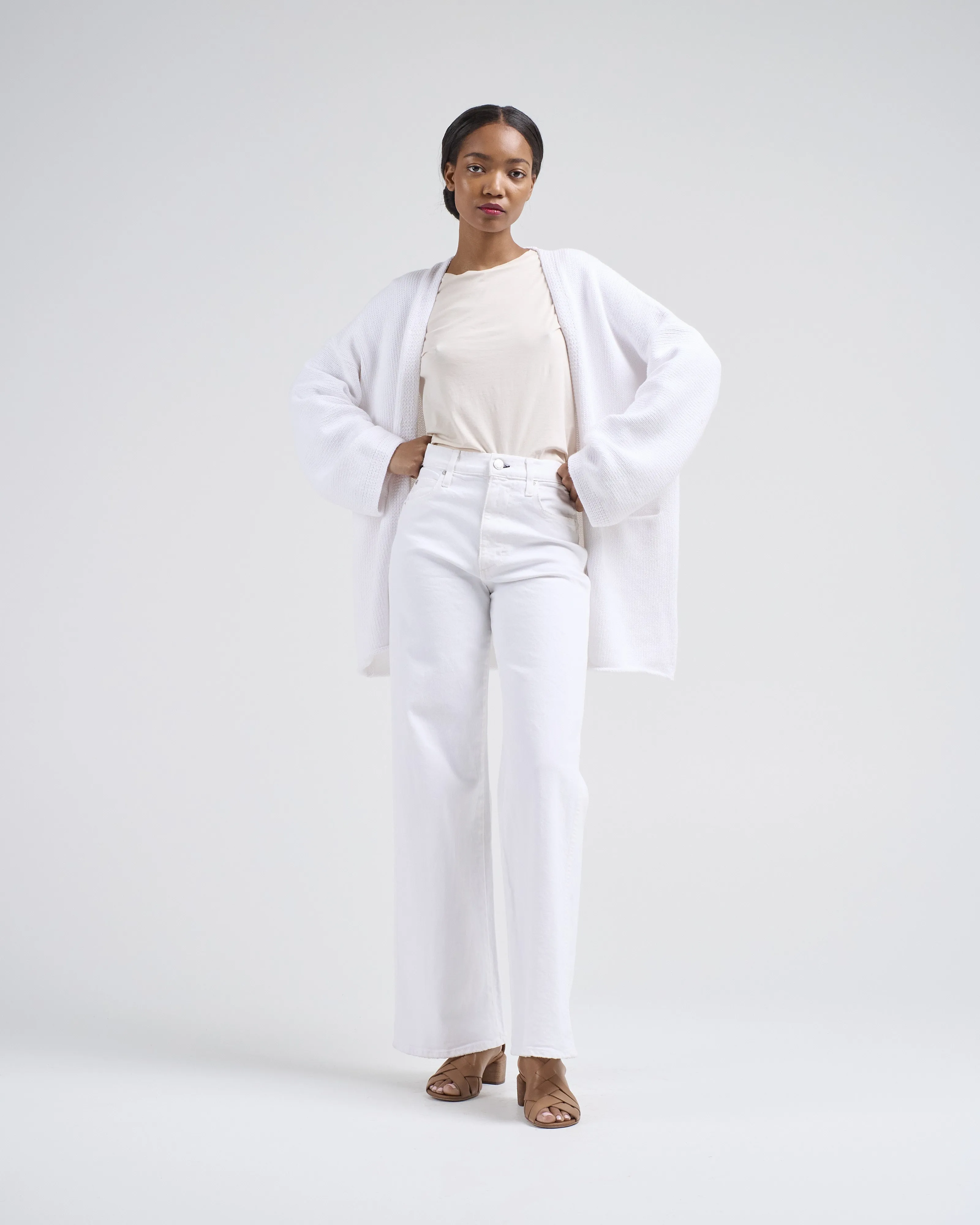 open cardigan