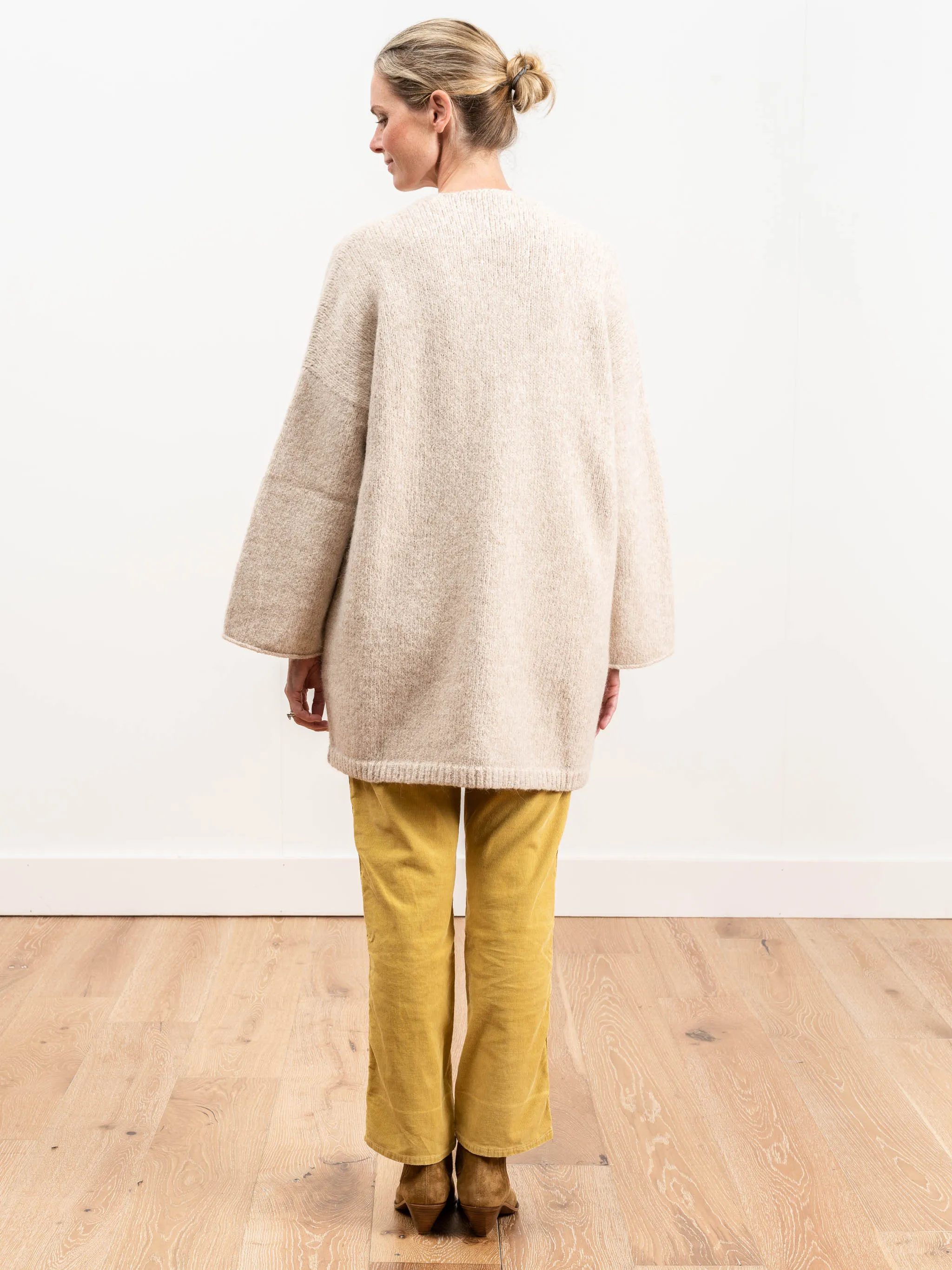 open cardigan