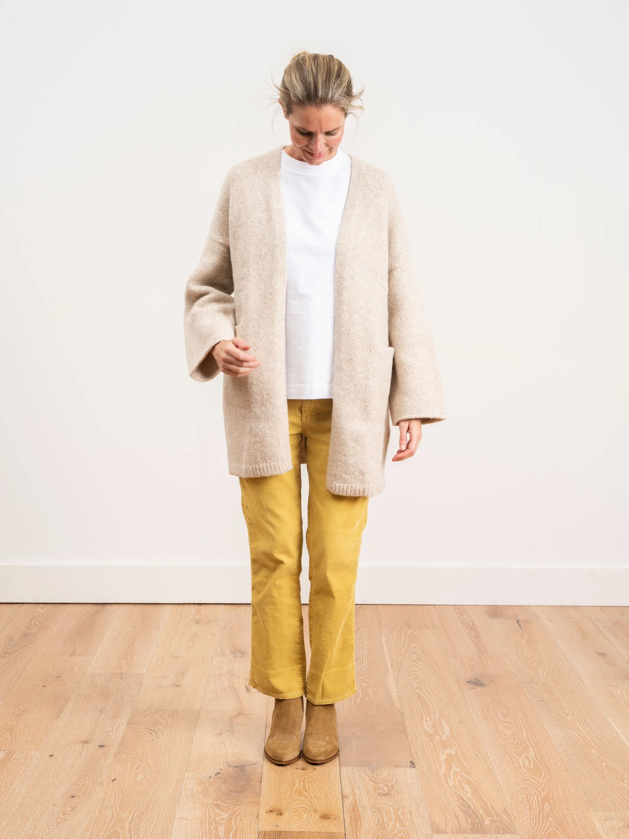 open cardigan