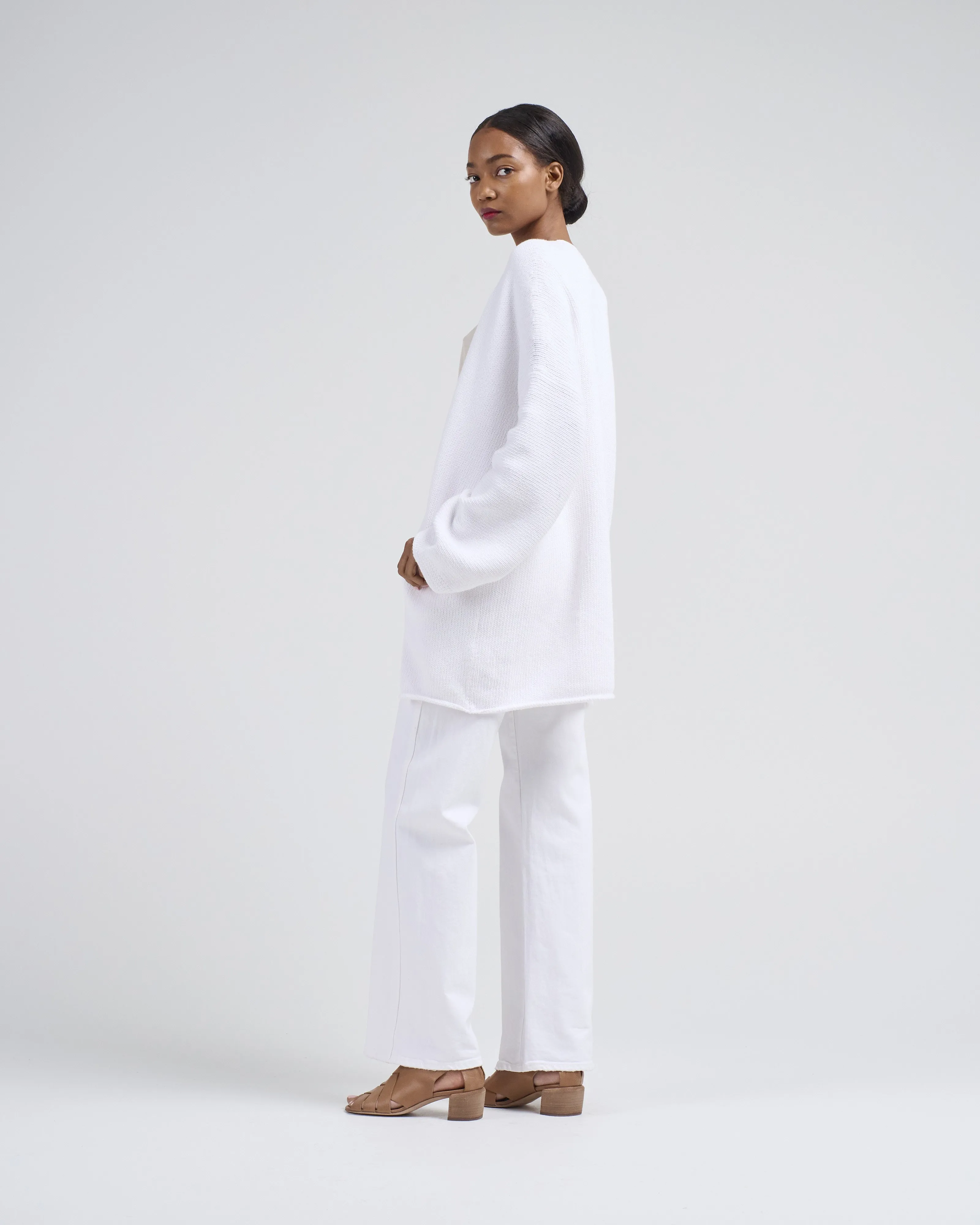 open cardigan