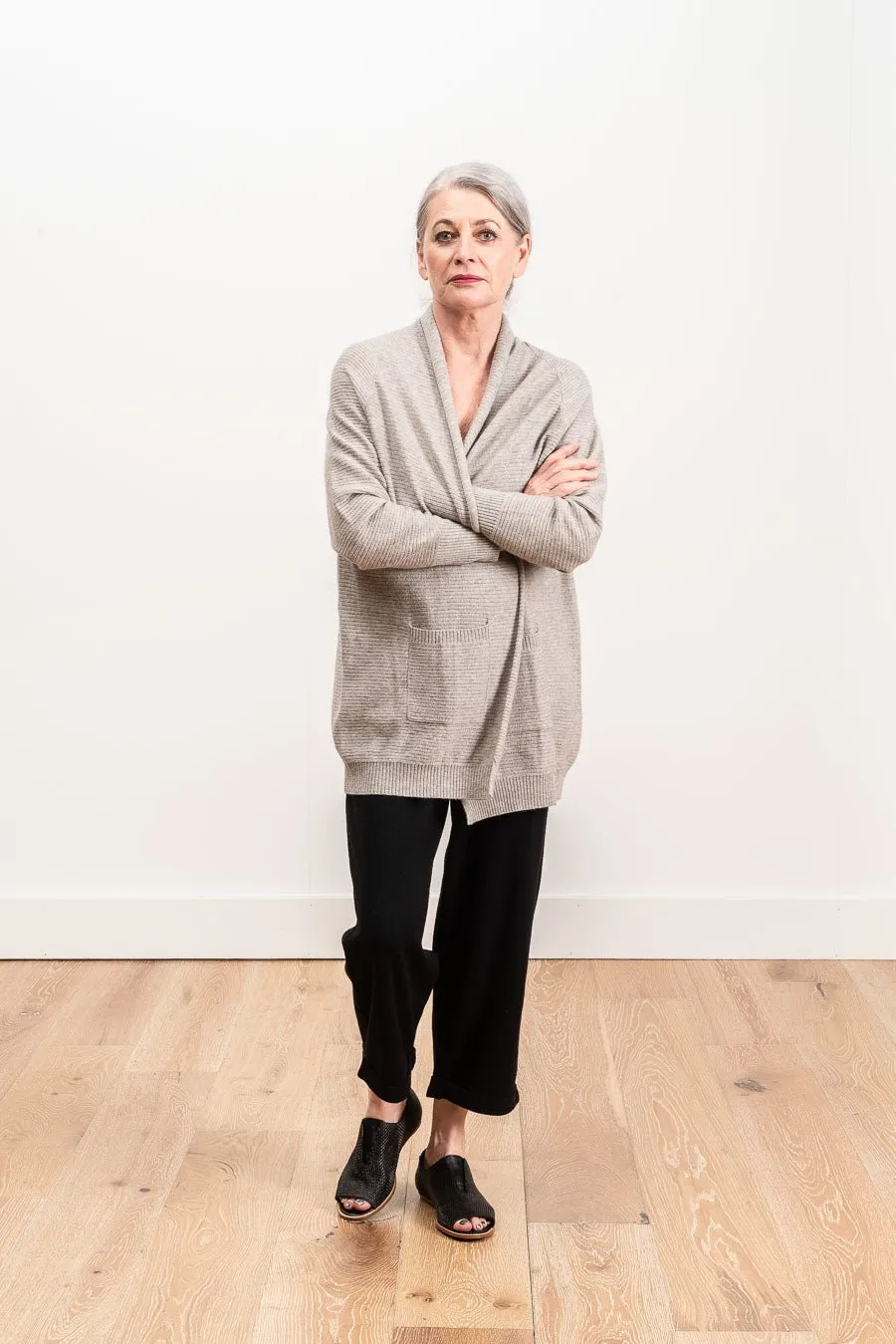 open cardigan