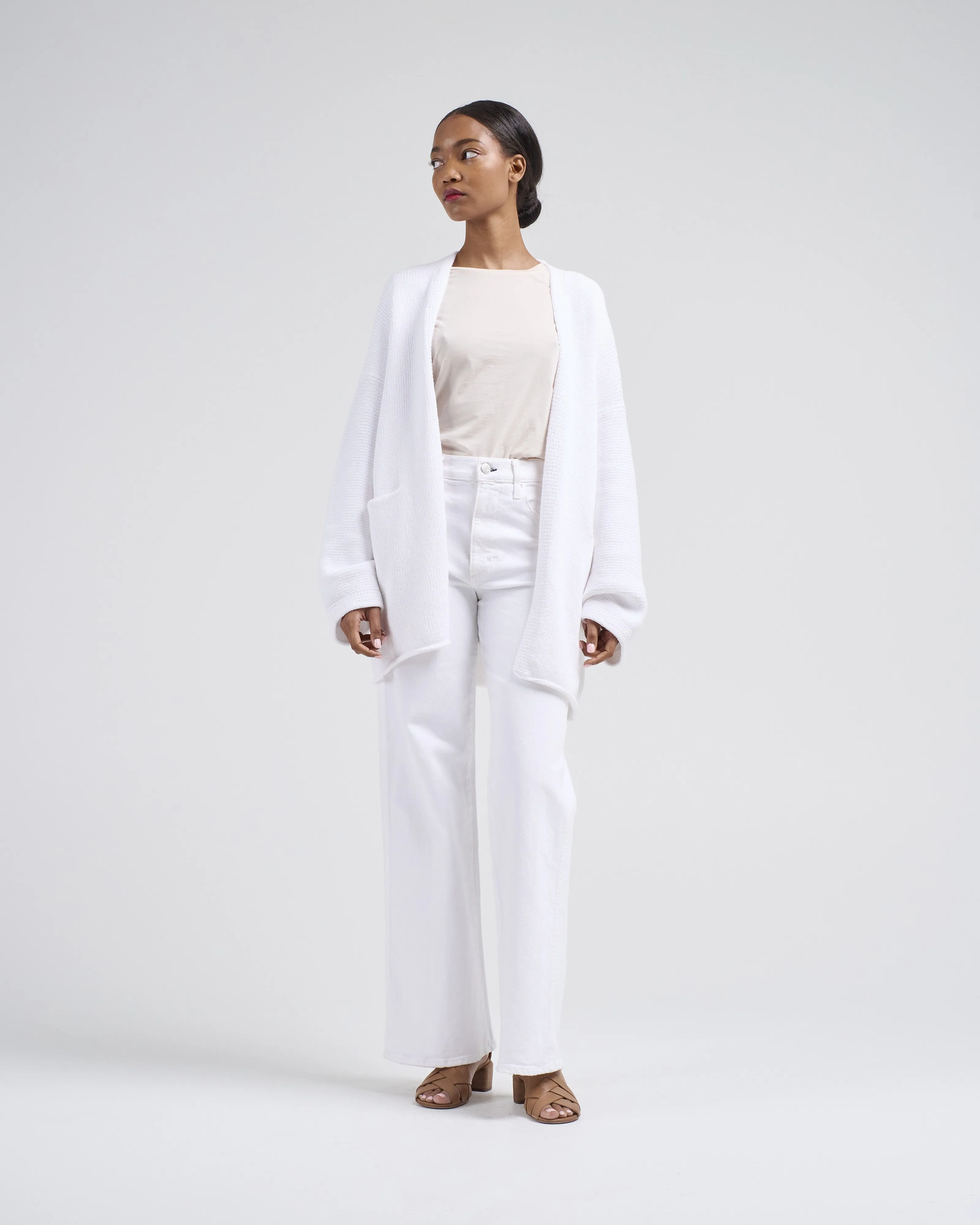 open cardigan