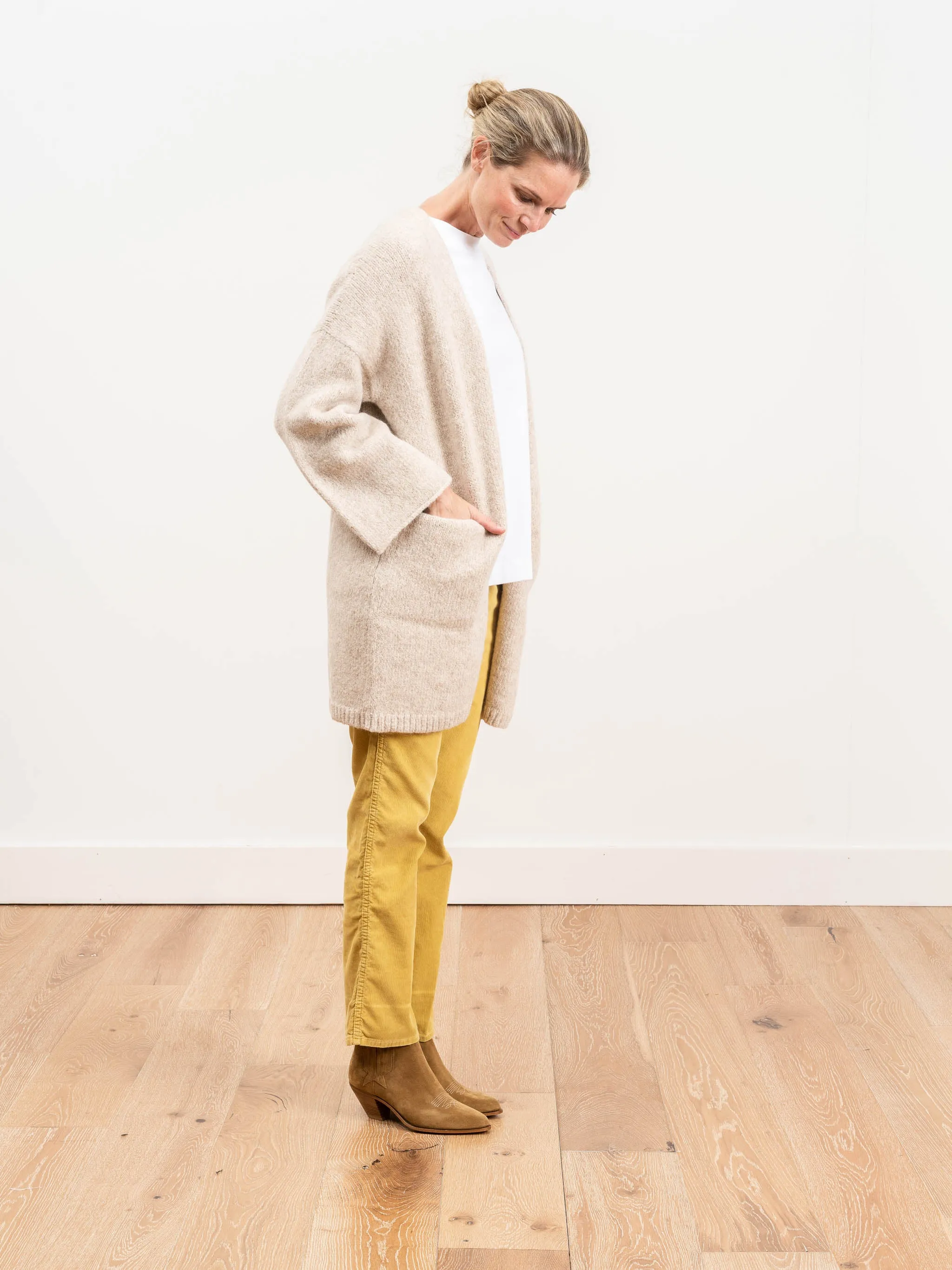 open cardigan