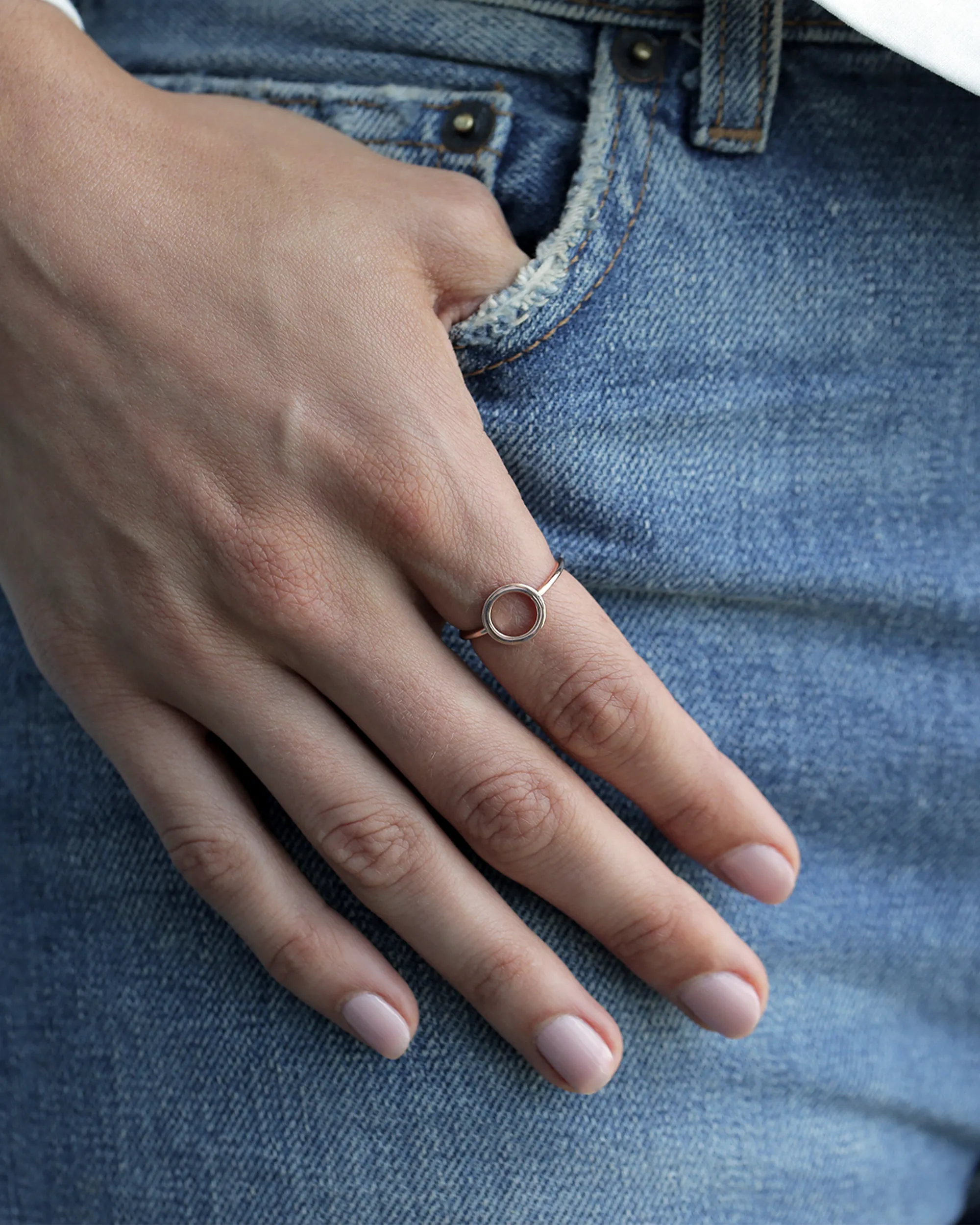 Open Circle Ring