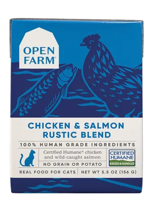 Open Farm Chicken & Salmon Rustic Blend Wet Cat Food