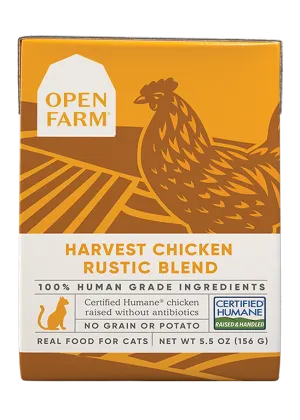 Open Farm Harvest Chicken Rustic Blend Wet Cat Food