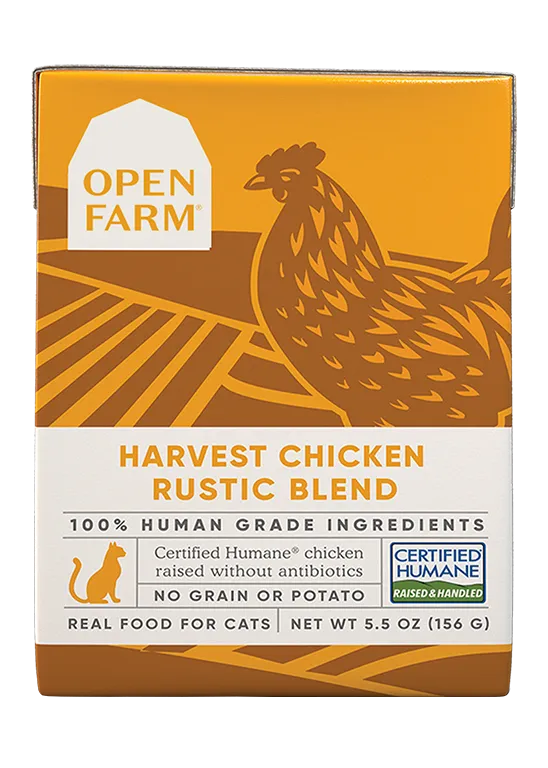 Open Farm Harvest Chicken Rustic Blend Wet Cat Food