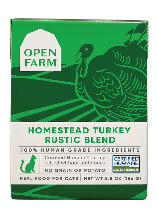 Open Farm Homestead Turkey Rustic Blend Wet Cat Food