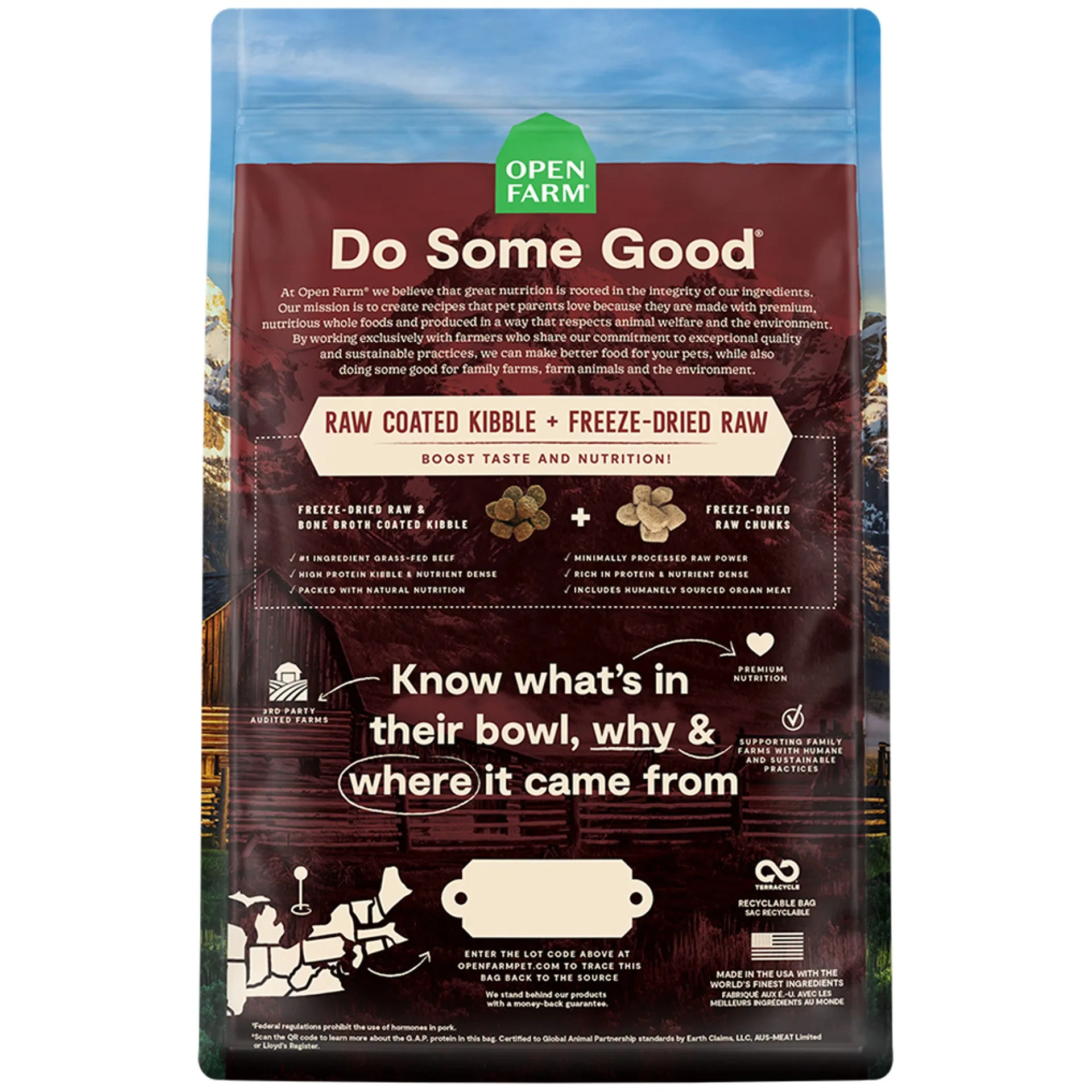 Open Farm Rawmix Dry Dog Food - Front Range