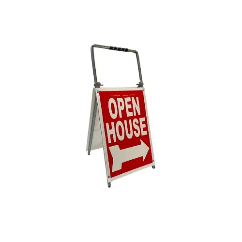 Open House Sign Metal A-Frame - 5 Pack - Mini - Red
