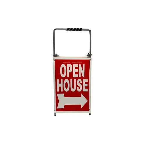 Open House Sign Metal A-Frame - 5 Pack - Mini - Red